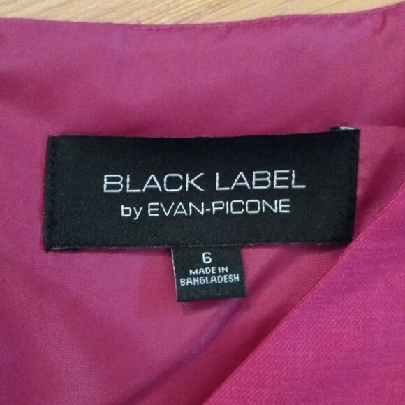 🏖️ Evan Picone Pink V Neck Tailored Shift Dress - Picture 7 of 9